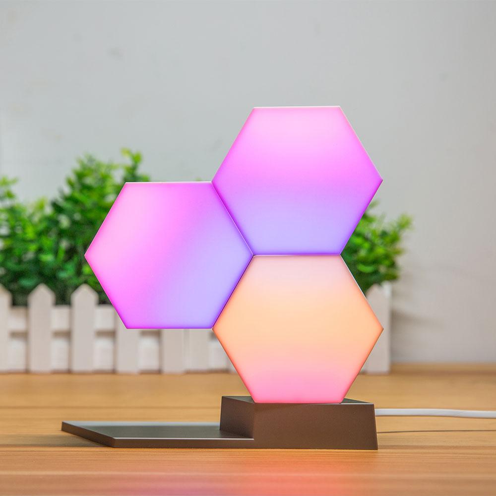 Smart Voice/motion Controlled Hexagon Decorative LED Light
