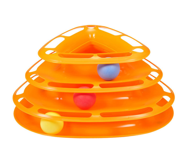 Three-Level Cat Activity Tower