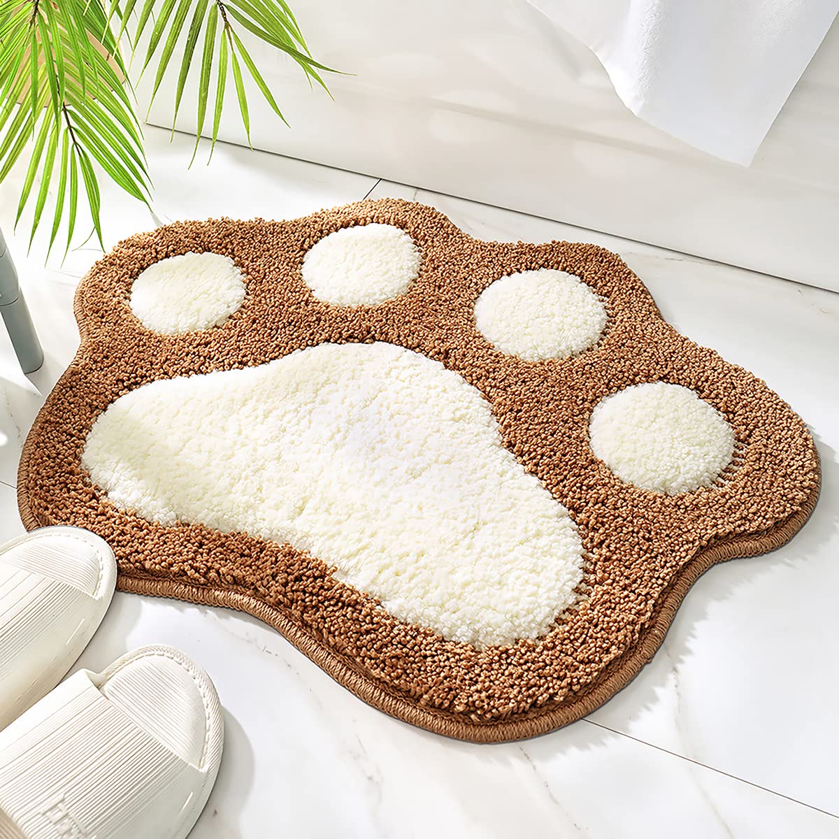 Paw Shaped Rug for Bathroom & Bedroom