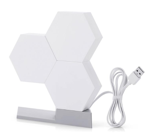 Smart Voice/motion Controlled Hexagon Decorative LED Light